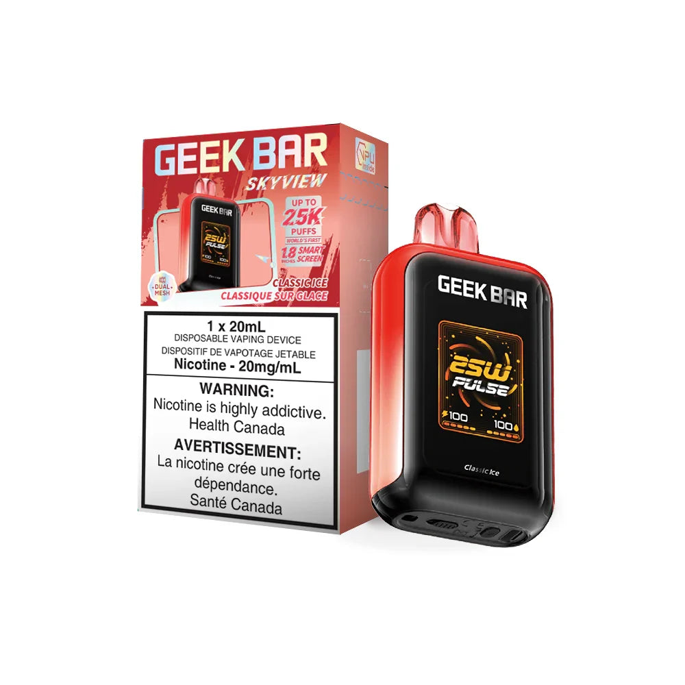 CLASSIC ICE - Geek Bar Sky View 25K - 20mg - 5pk/box - [ON]