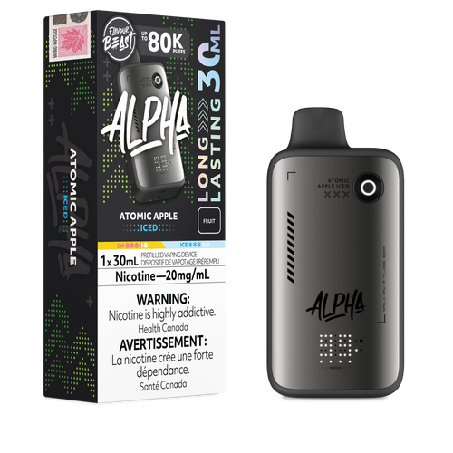 ATMOIC APPLE - Flavour Beast Alpha 80K - 20MG - 4pc/Carton [ON]