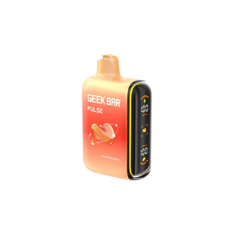 SOUR PEACH ICE - GEEK BAR PULSE - 9K - 4PK - [ON]