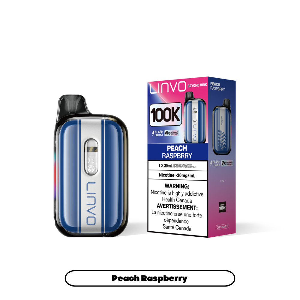 PEACH RASPBERRY - LINVO Beyond 100K - 20mg - 4pc/box - [ON]
