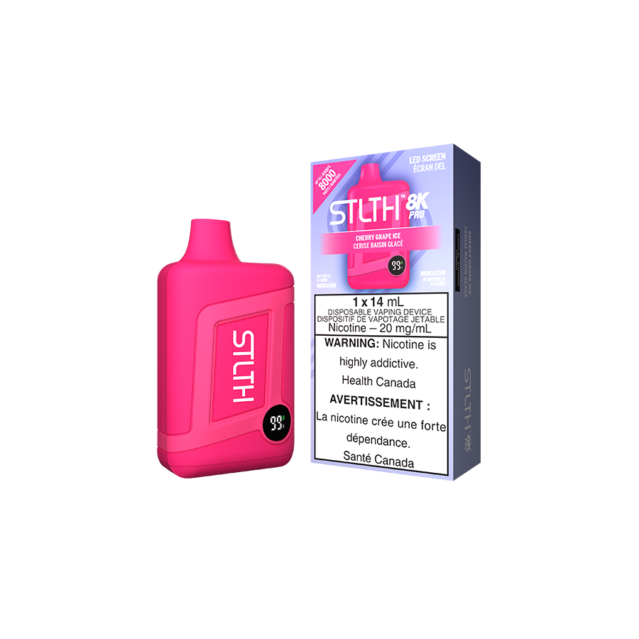STLTH 8K Pro Disposable - Cherry Grape Ice