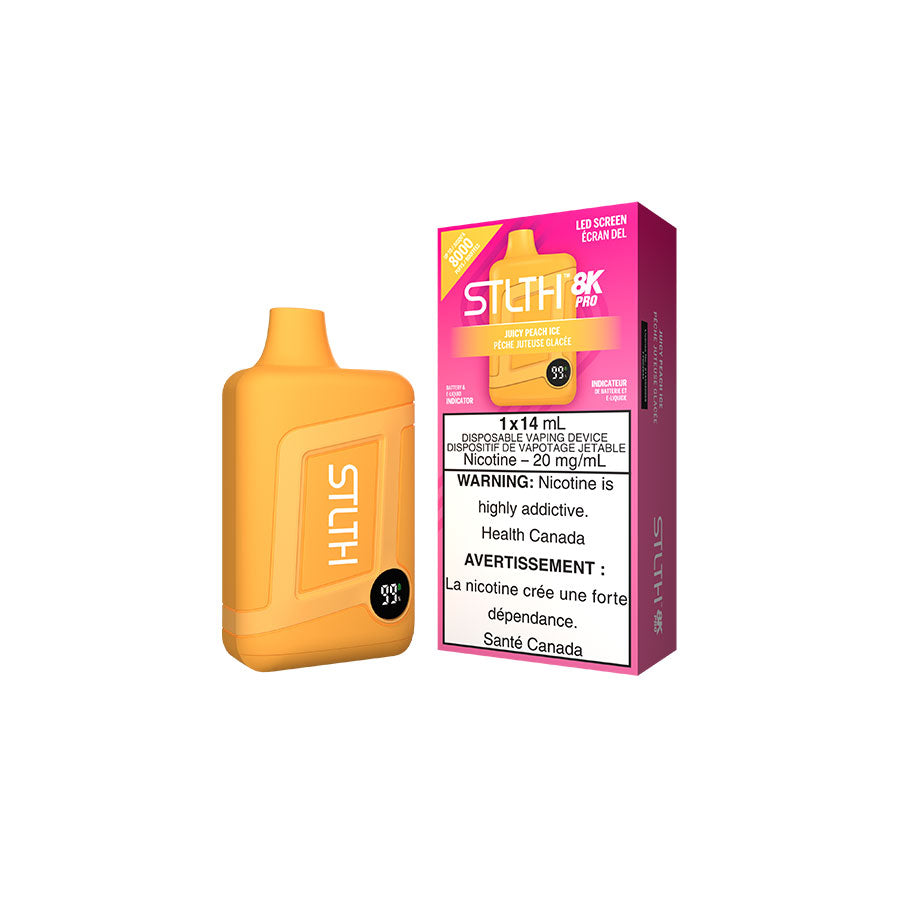 STLTH 8K Pro Disposable - Juicy Peach Ice