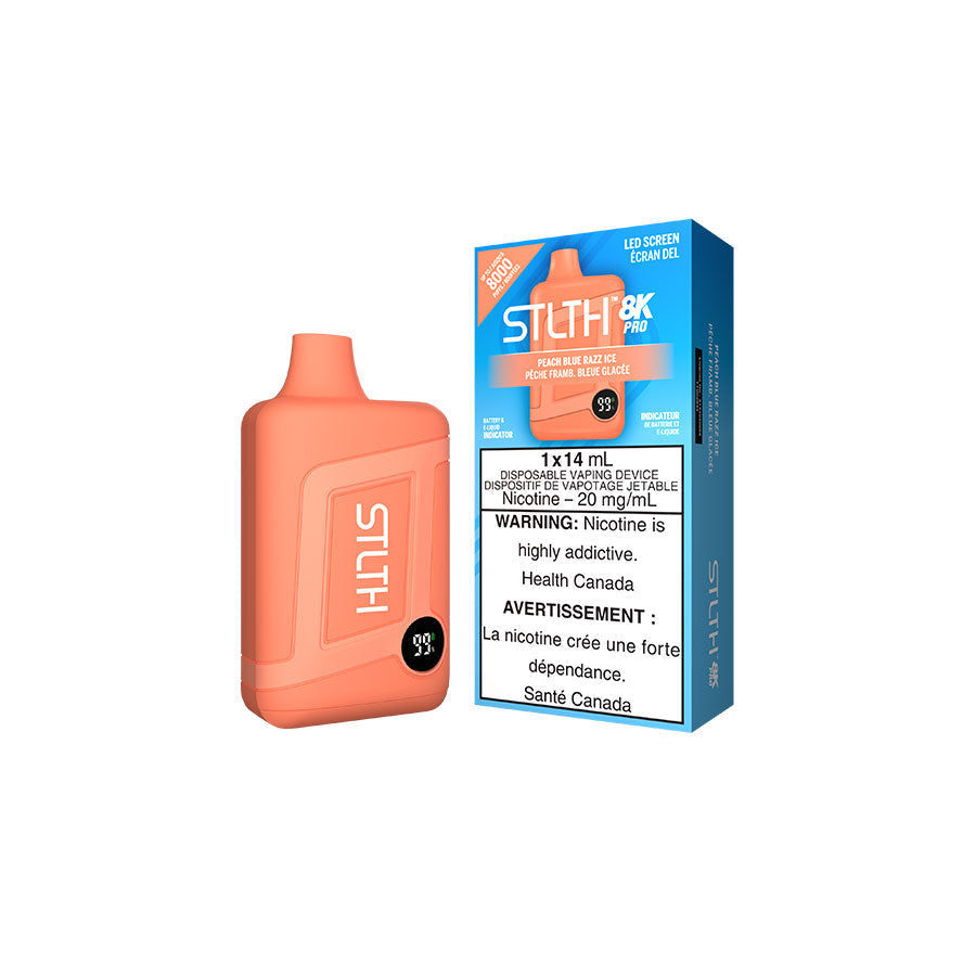 STLTH 8K Pro Disposable - Peach Blue Razz Ice