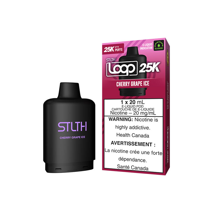 STLTH Loop 25K Pod Pack - Cherry Grape Ice