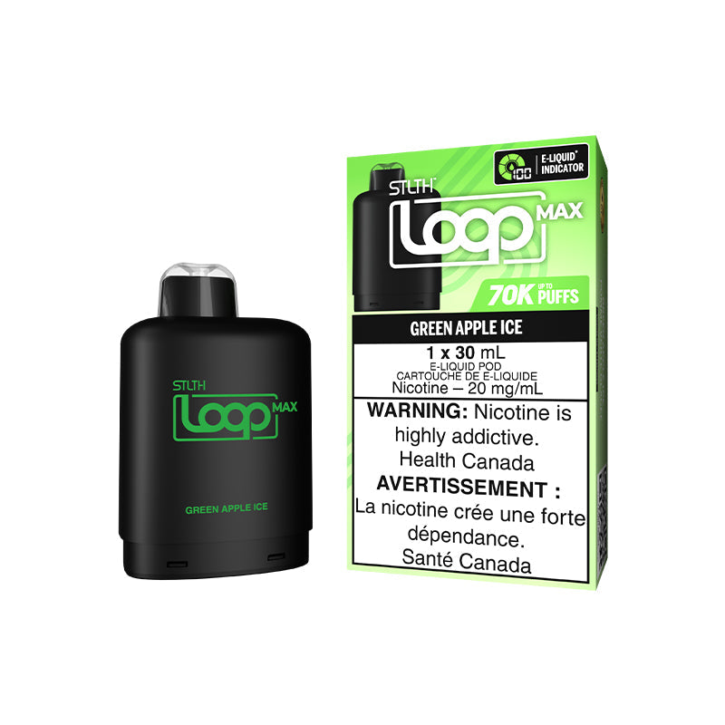 STLTH Loop Max Pod Pack - Green Apple Ice