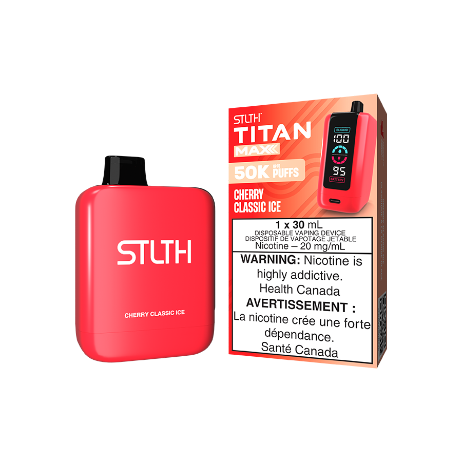 STLTH Titan Max Disposable - Cherry Classic Ice