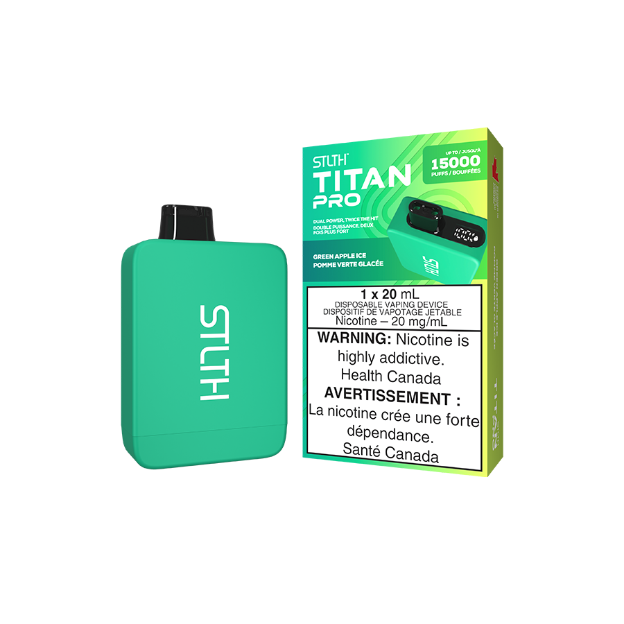 STLTH Titan Pro Disposable - Green Apple Ice