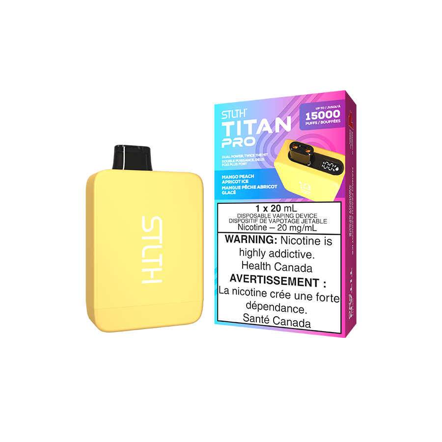 STLTH Titan Pro Disposable - Mango Peach Apricot Ice