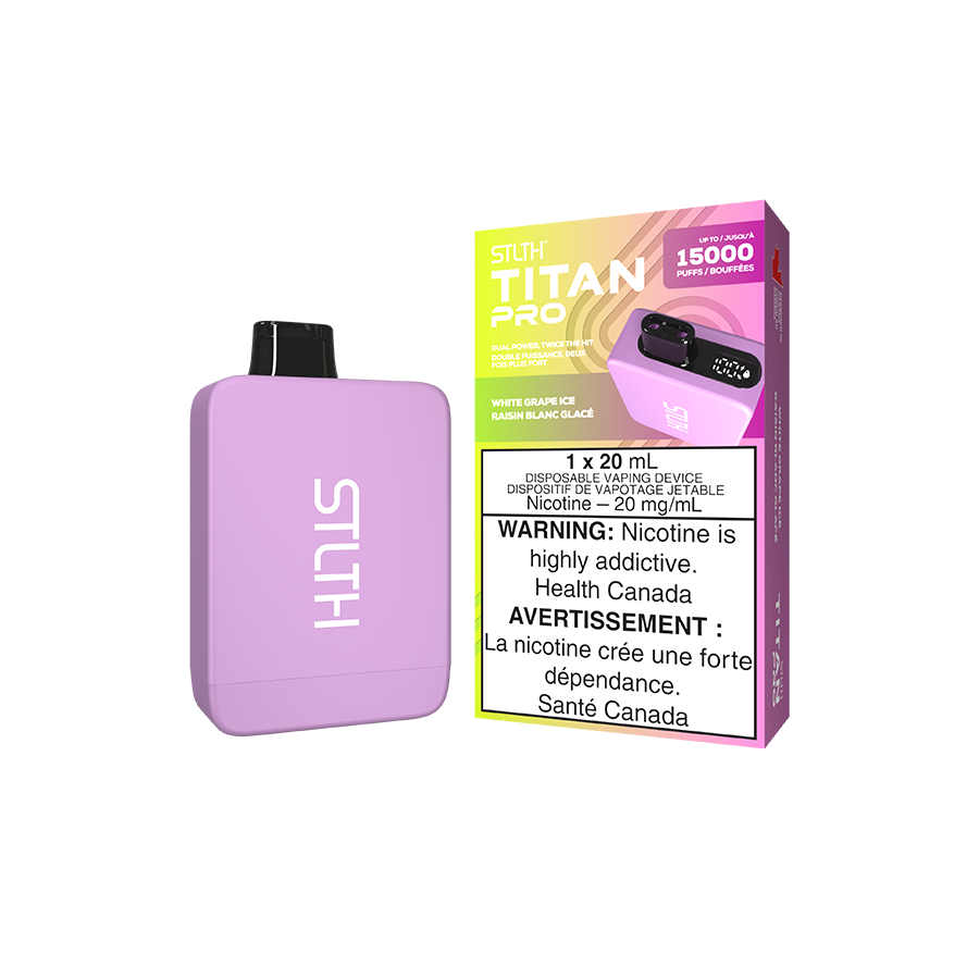 STLTH Titan Pro Disposable - White Grape Ice
