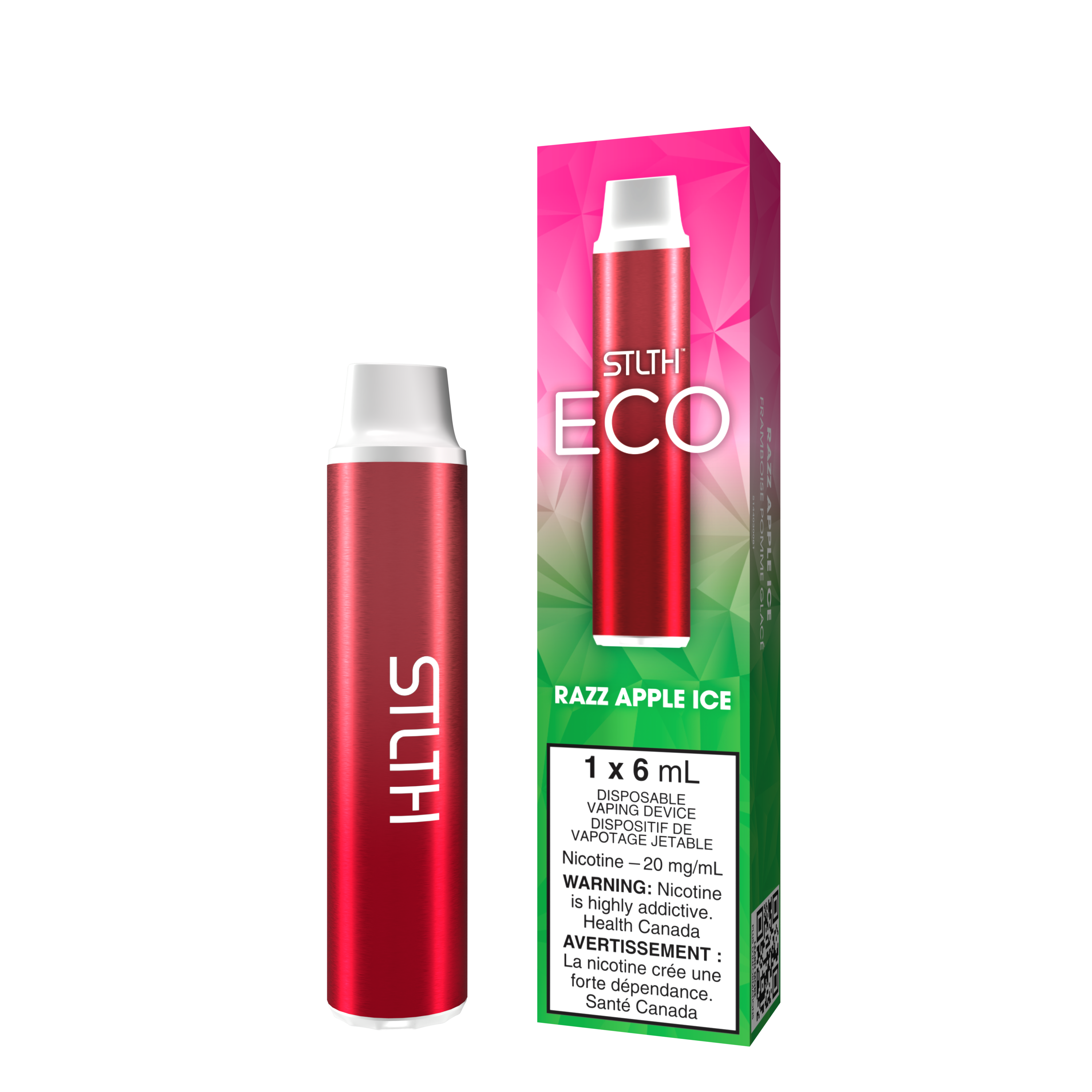 Razz Apple Ice - STLTH ECO - Disposable [ON]