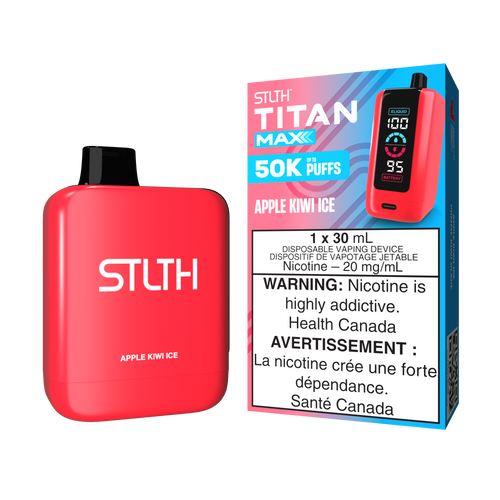 APPLE KIWI ICE - STLTH TITAN MAX 50K - (4PCS/CTN) [ON]