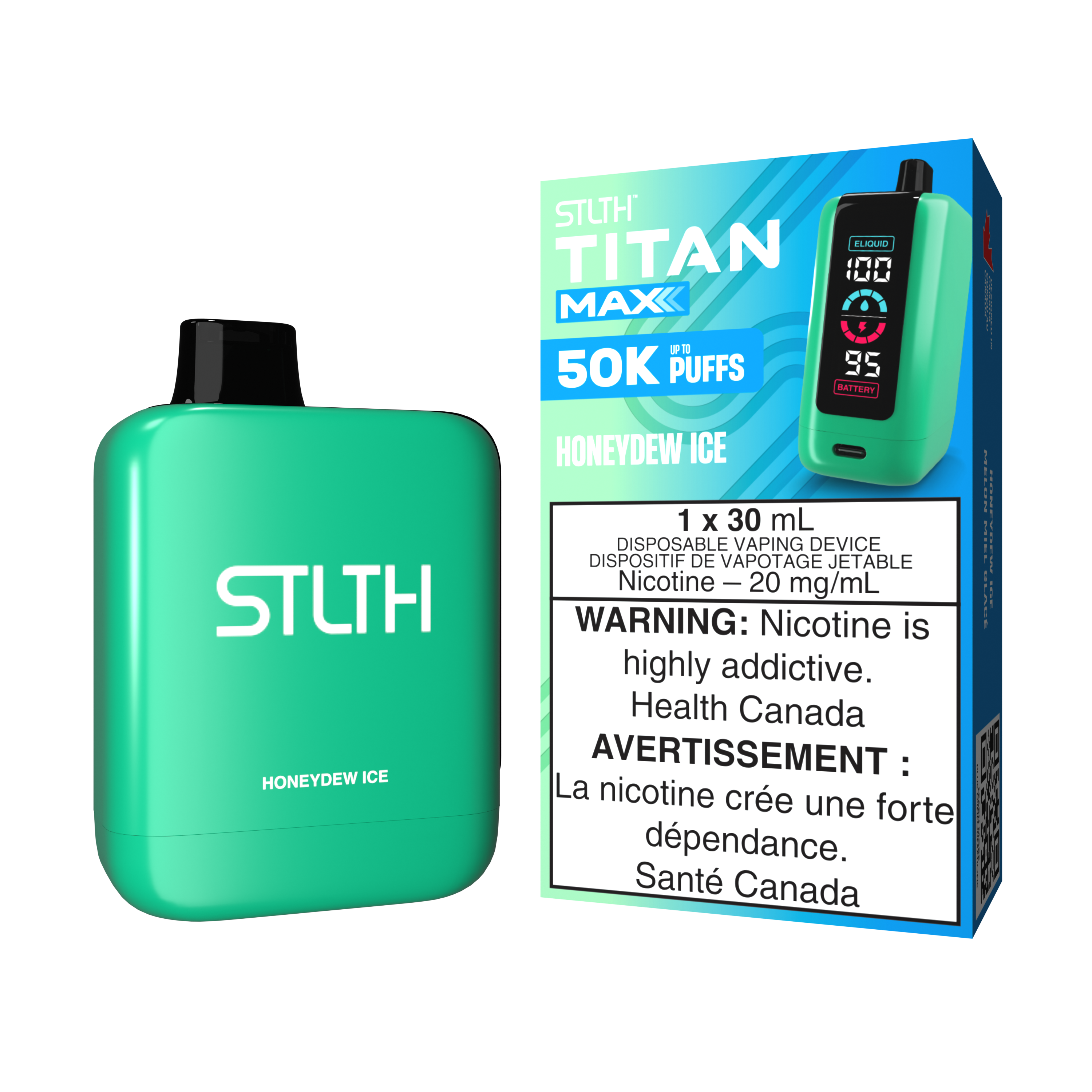 HONEYDEW ICE - STLTH TITAN MAX 50K- (4PCS/CTN) [ON]