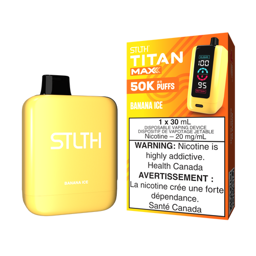 BANANA ICE - STLTH TITAN MAX 50K- (4PCS/CTN) [ON]