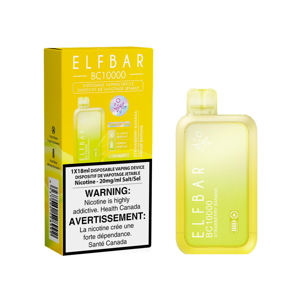 Strawberry Banana - ELF Bar 10000 - 5ct