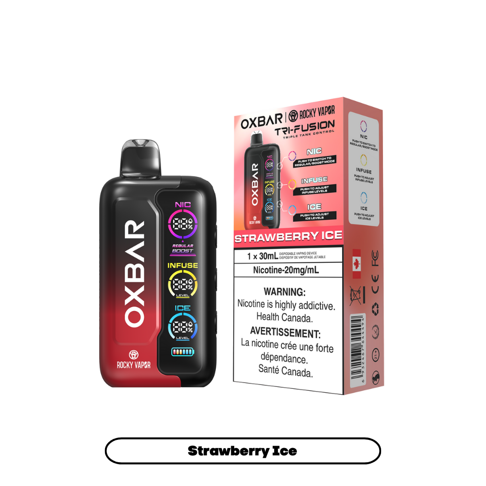 STRAWBERRY ICE - OXBAR TRI FUSION - 20mg - 5pc/box - [ON]