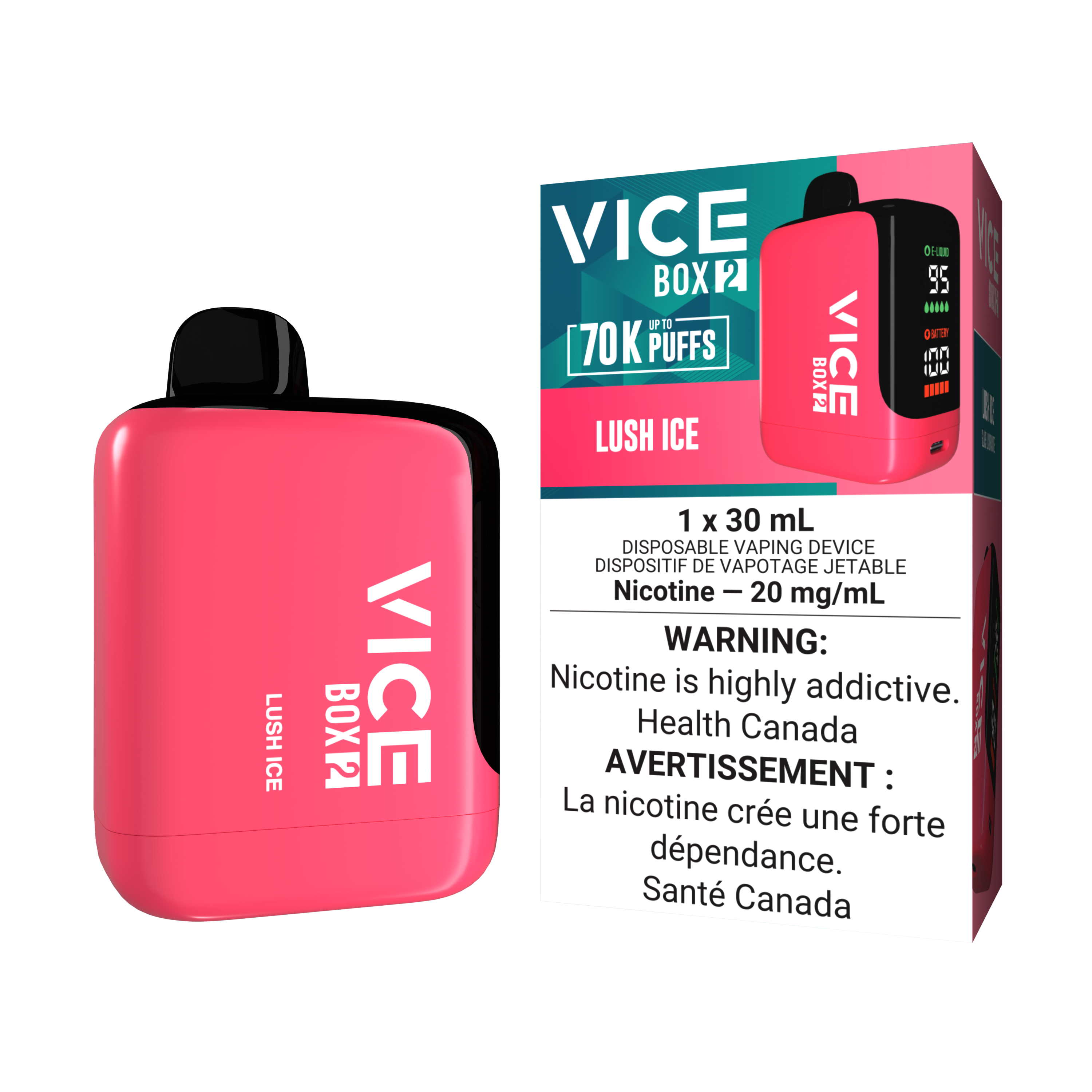 Lush Ice - Vice Box 2 - 20mg - 4pc/box - [ON]