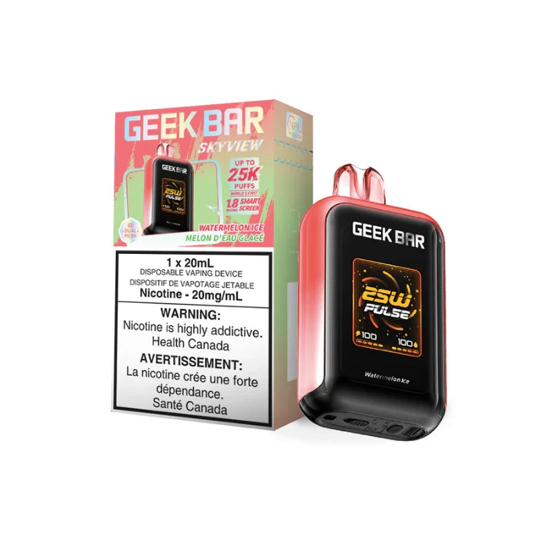 WATERMELON ICE - Geek Bar Sky View 25K - 20mg - 5pk/box - [ON]