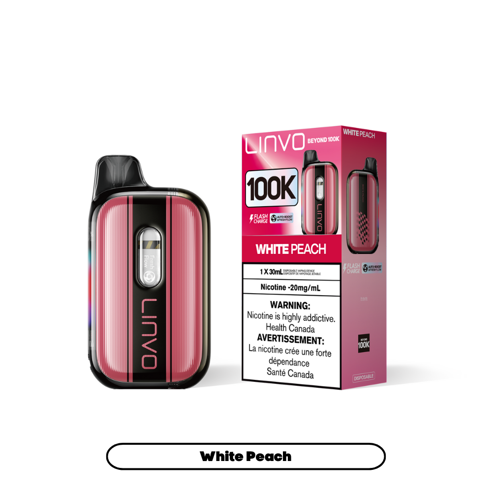 WHITE PEACH - LINVO Beyond 100K - 20mg - 4pc/box - [ON]