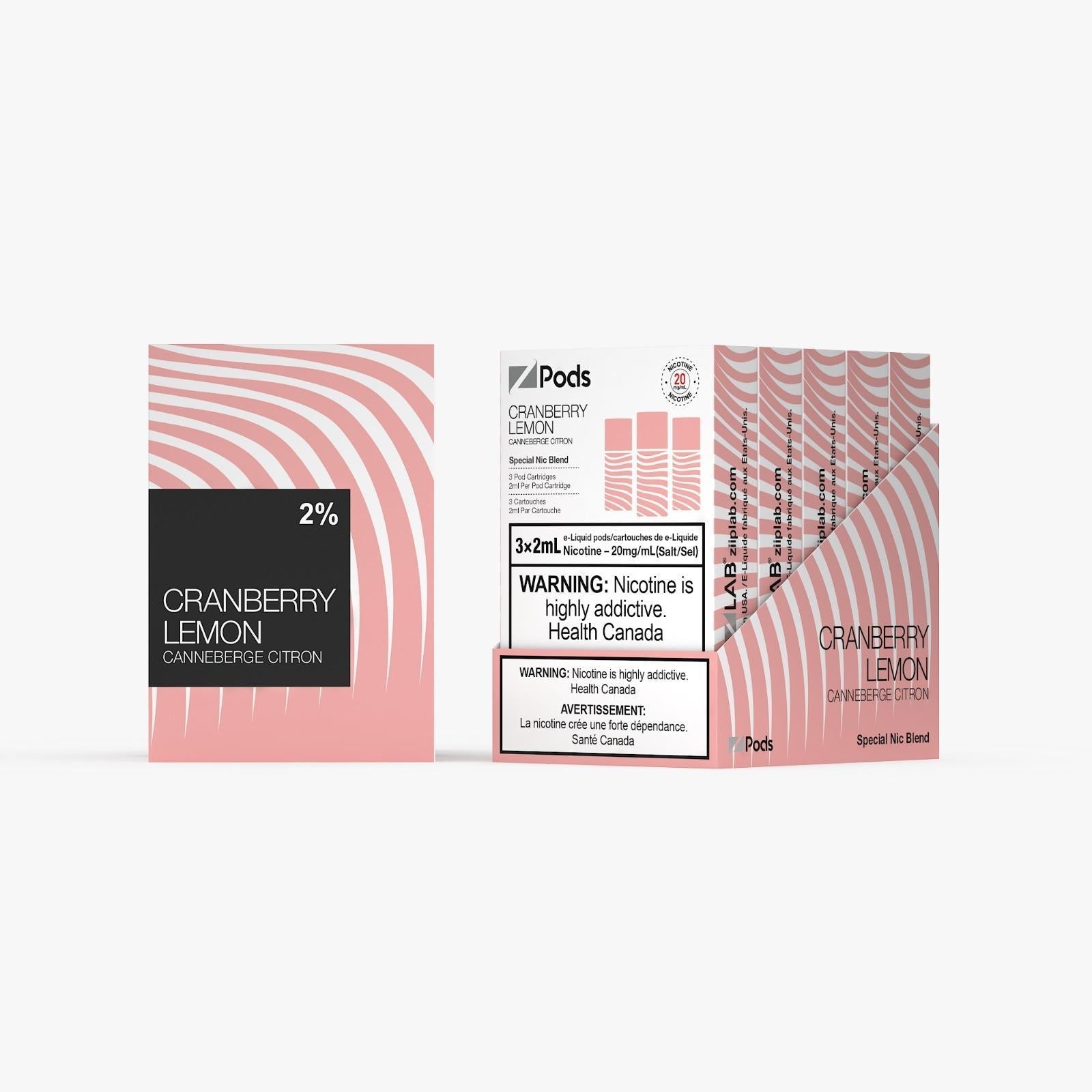 Cranberry Lemon - Z Pods Special NIC - 20mg - [ON]