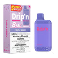 Triple Berry - Drip'n by Envi 8mL - 16K Disposable - 5/PK [ON]